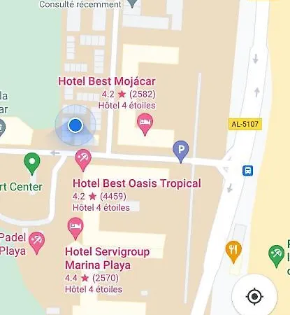 Apartamento A 150 M De La Plage. 6 Prs. Playa Mojácar